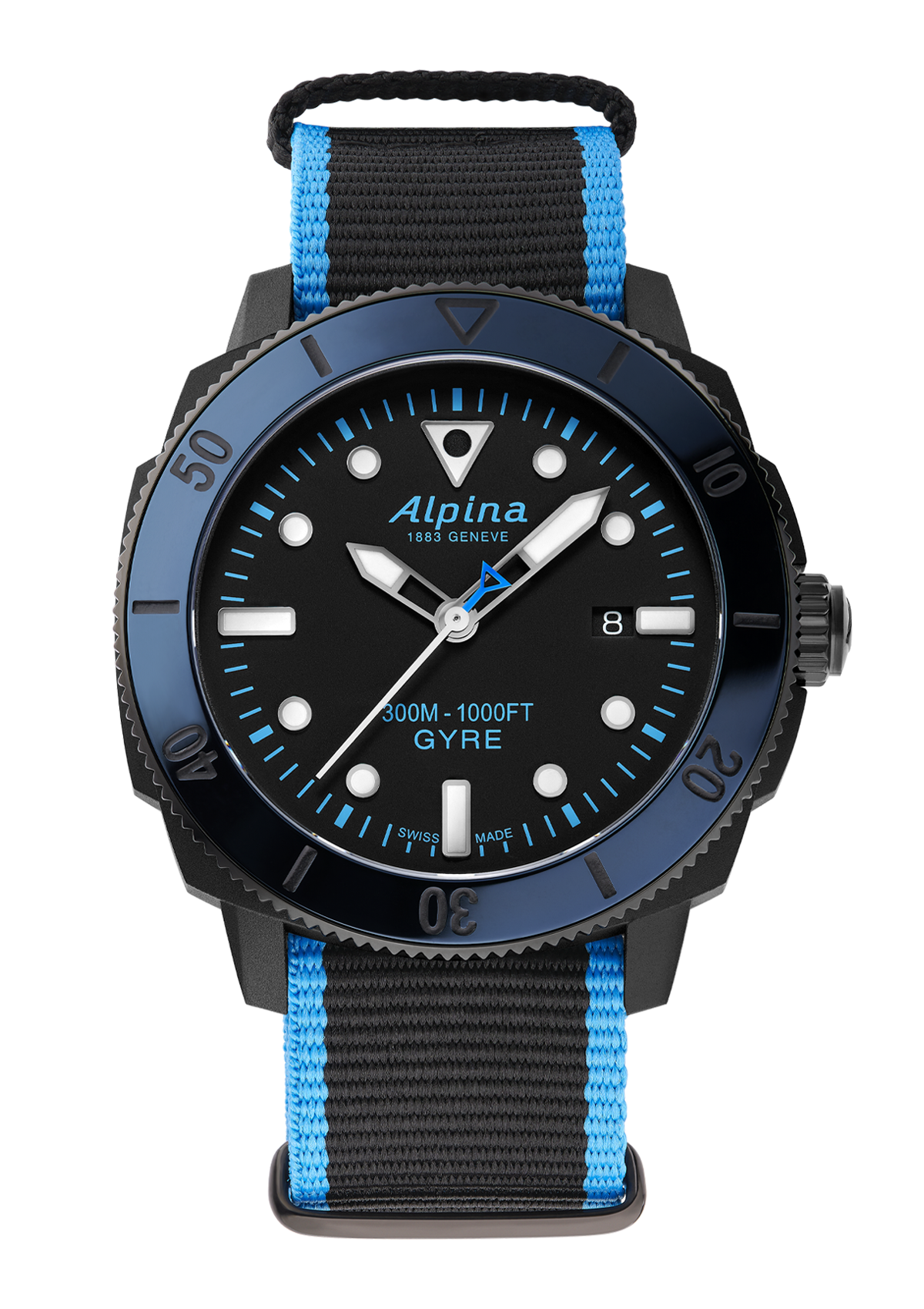 Seastrong Diver Gyre Automatic <BR> BLACK