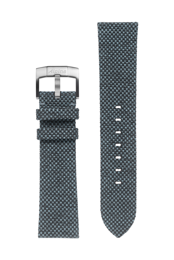 22MM - Grey & black RPT (Recycled plastic bottles) Strap