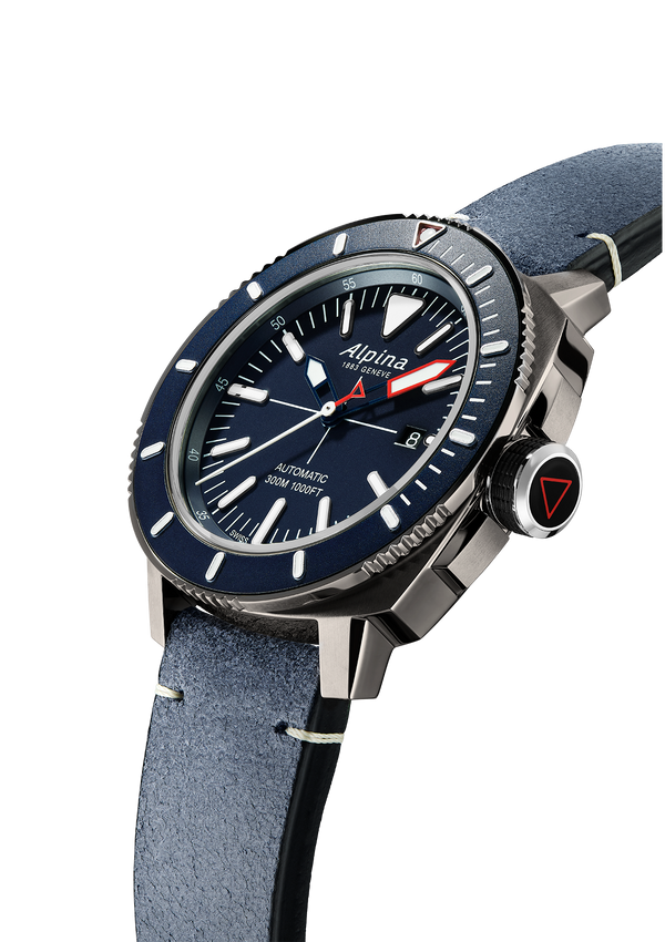 Seastrong Diver 300 Navy Blue | Titanium PVD Coated | Alpina Watches